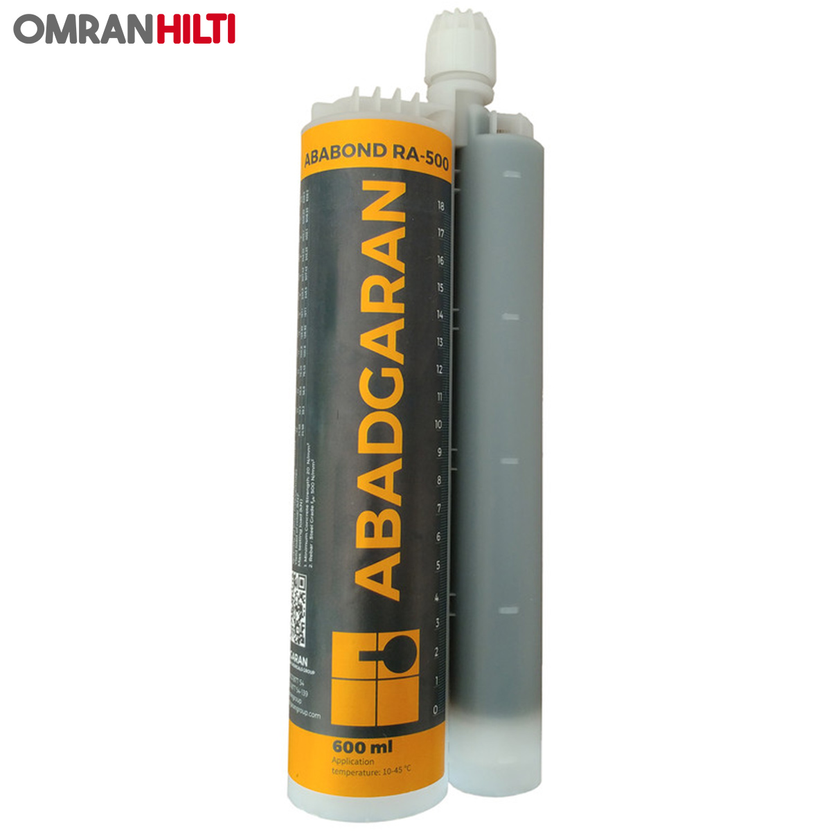 عکس چسب کاشت میلگرد سه به یک آبادگران RA 500