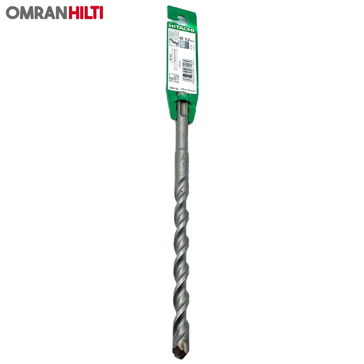 تصویر-مته-چهار-شیار-هیتاچی-سایز-۱۲-میلی‌متر-طول-۲۱۰-میلی‌متر