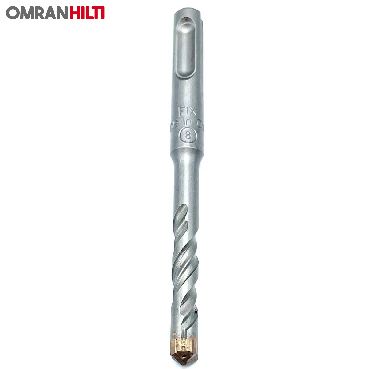 عکس مته 4 شیار سایز 8 با طول 110 میلی‌متر فیکس