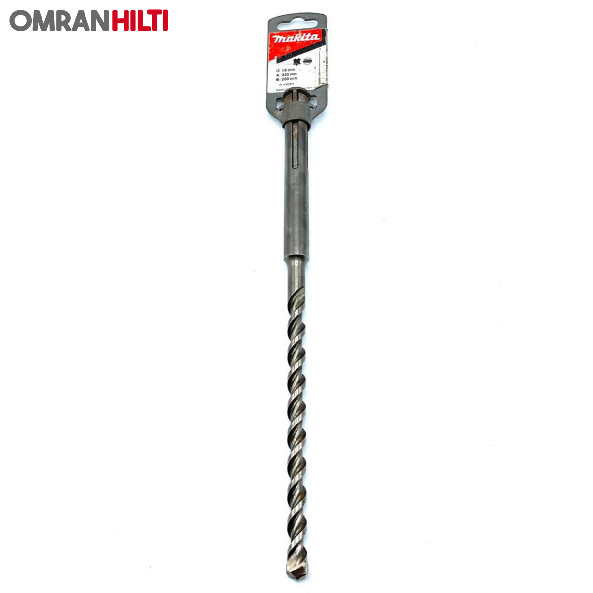 عکس مته 5 شیار 14 ماکیتا دو الماس طول کل 340 میلی‌متر