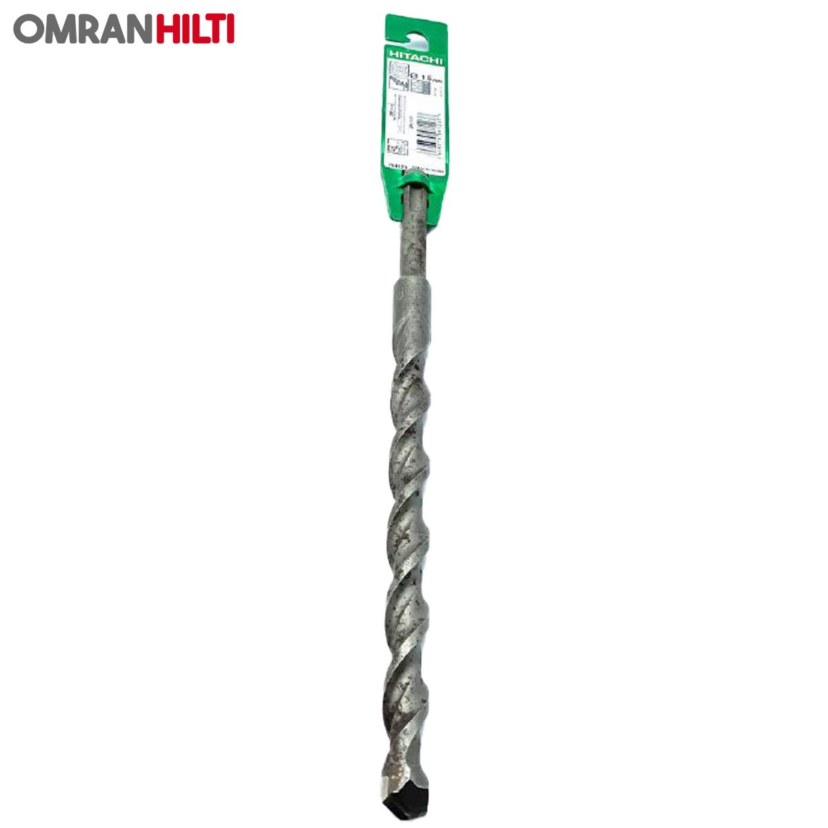 مته-چهار-شیار-هیتاچی-سایز-۱۵-میلیمتر-طول-۲۱۰-میلیمتر