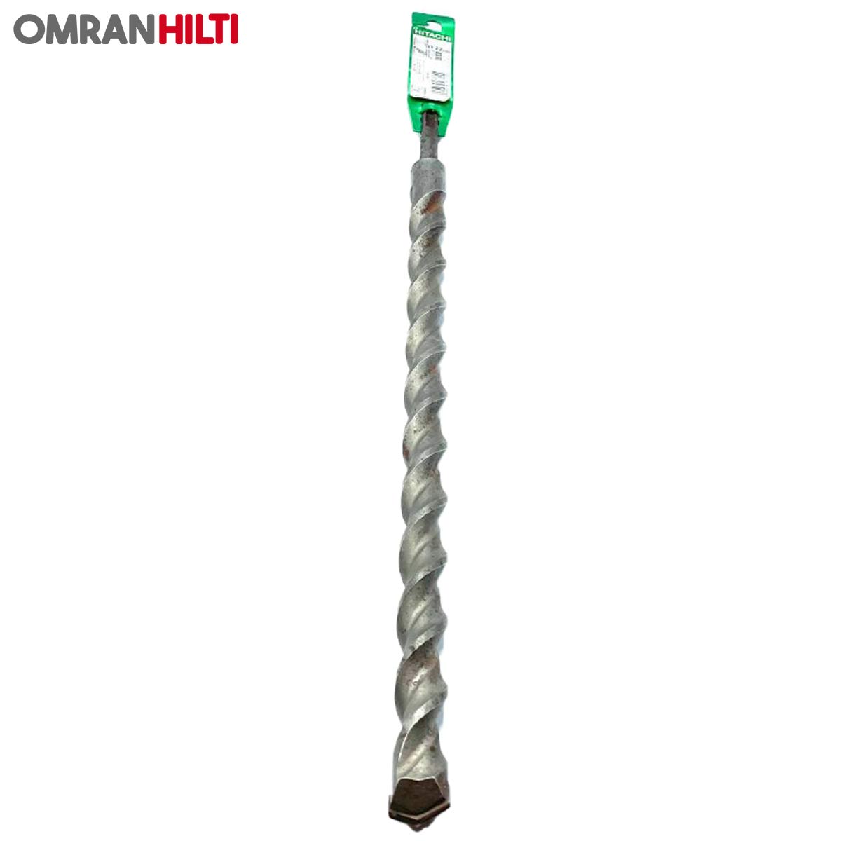 مته 4 شیار سایز 22 با طول 460 میلی‌ متر هیتاچی